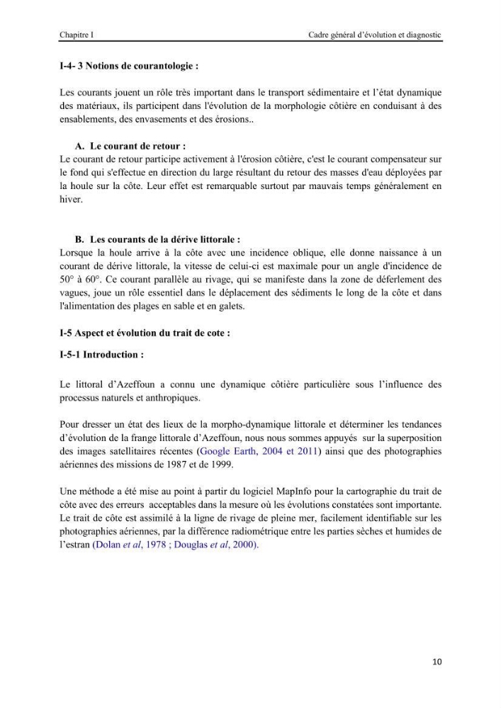 La protection du littoral urbain d\'Azzefoun par des atténuateurs en géosynthétique