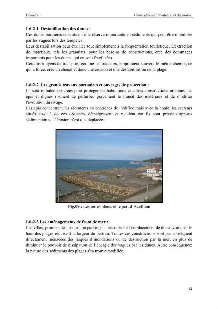 La protection du littoral urbain d\'Azzefoun par des atténuateurs en géosynthétique