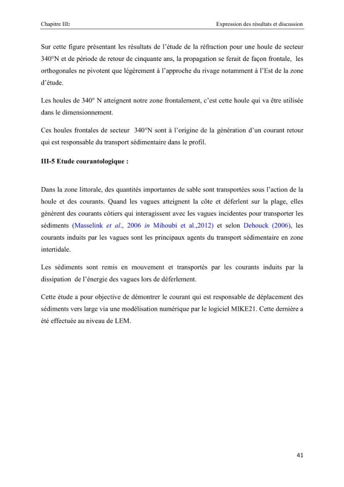 La protection du littoral urbain d\'Azzefoun par des atténuateurs en géosynthétique
