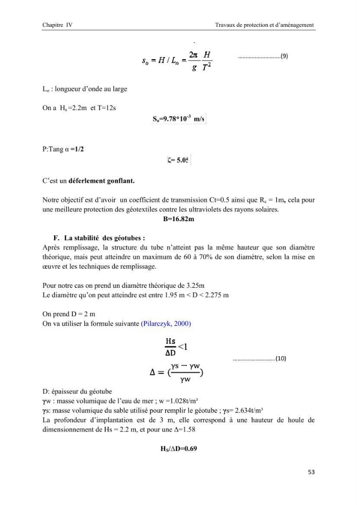 La protection du littoral urbain d\'Azzefoun par des atténuateurs en géosynthétique