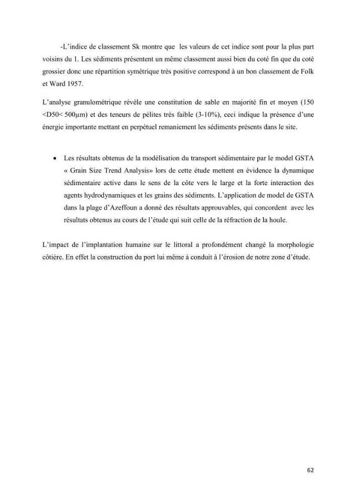 La protection du littoral urbain d\'Azzefoun par des atténuateurs en géosynthétique