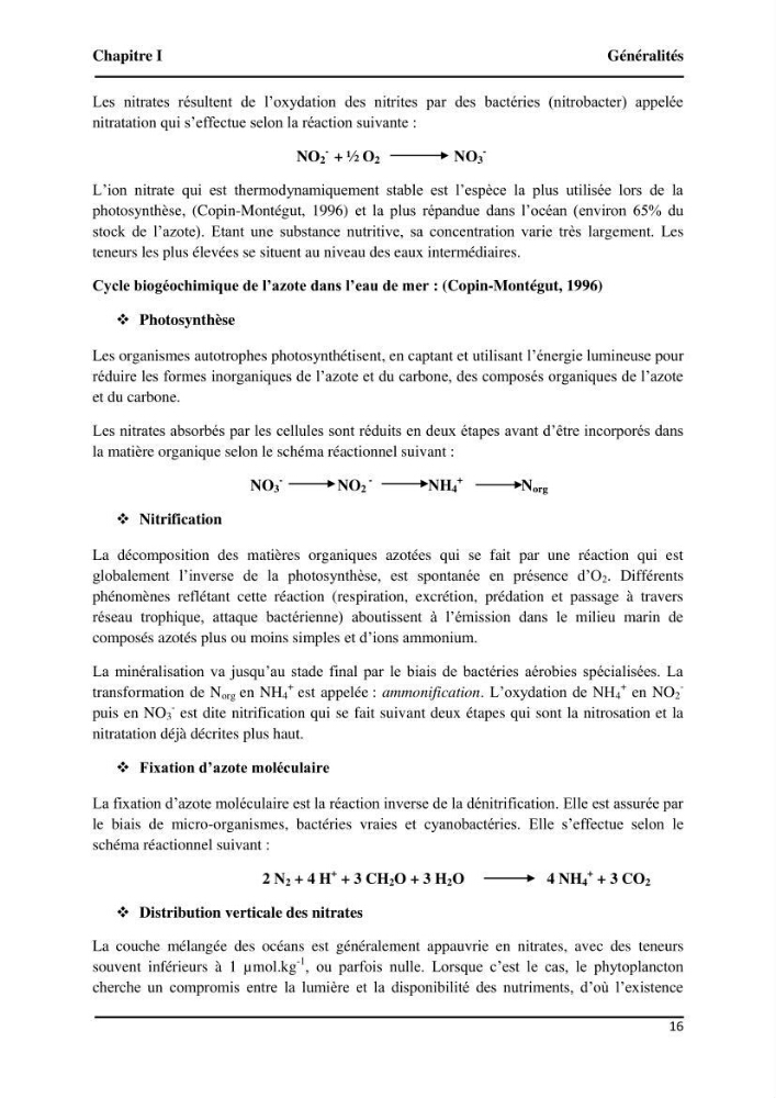 Suivi de l\'état d\'eutrophisation et rôle de la baie d\'Alger comme source ou puits de CO2 pour l\'atmosphère