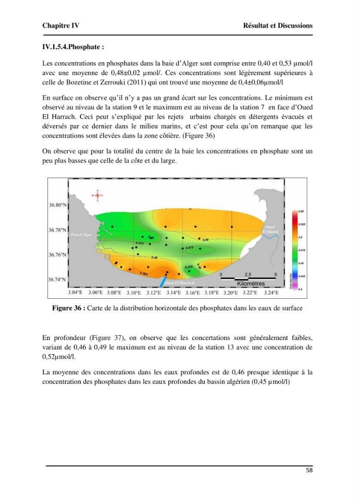 Suivi de l\'état d\'eutrophisation et rôle de la baie d\'Alger comme source ou puits de CO2 pour l\'atmosphère