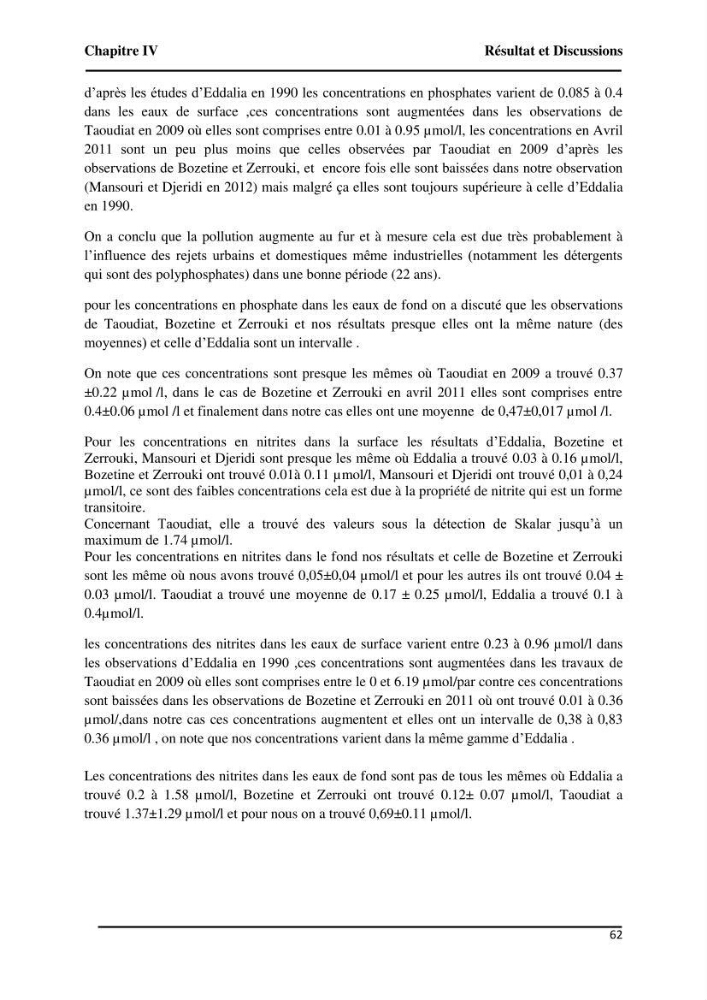Suivi de l\'état d\'eutrophisation et rôle de la baie d\'Alger comme source ou puits de CO2 pour l\'atmosphère