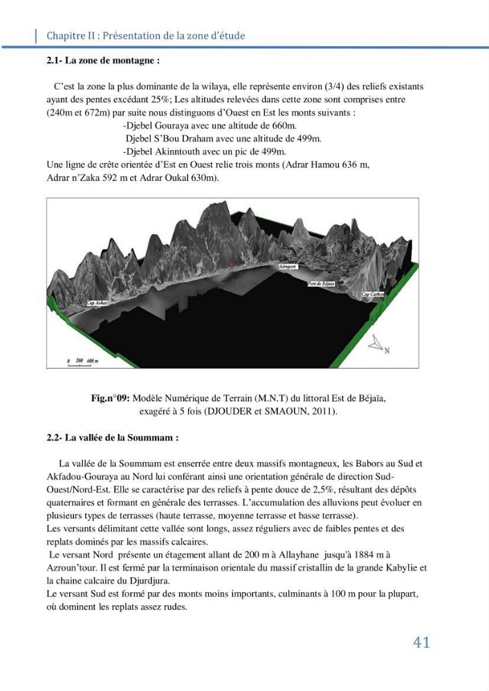 Fonctionnement et dynamique morpho-sédimentaire du littoral Est de Béjaia