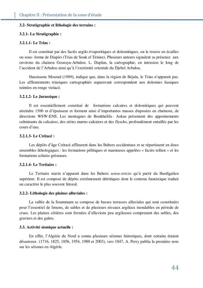 Fonctionnement et dynamique morpho-sédimentaire du littoral Est de Béjaia