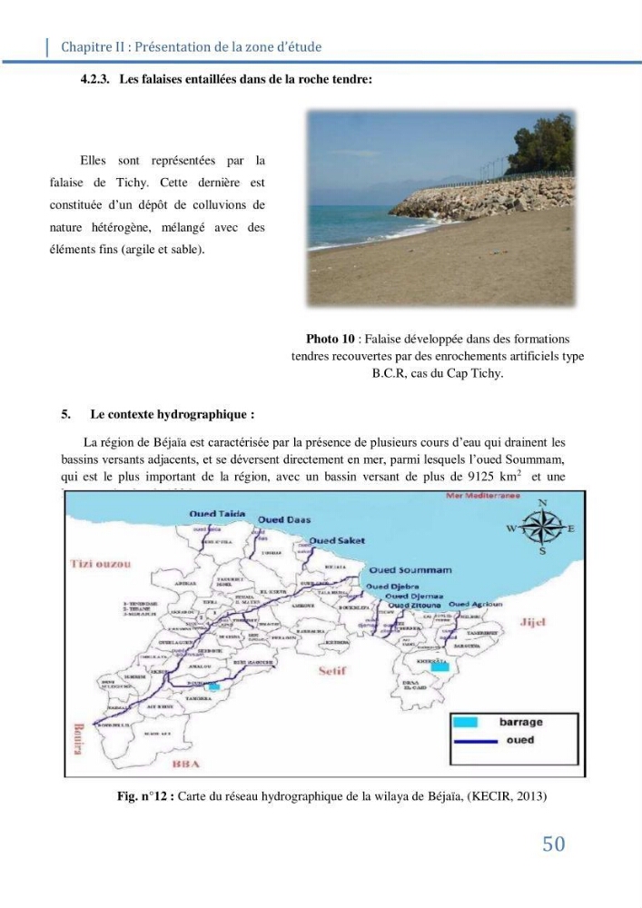 Fonctionnement et dynamique morpho-sédimentaire du littoral Est de Béjaia