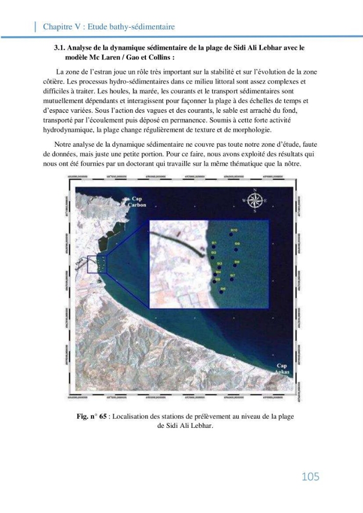Fonctionnement et dynamique morpho-sédimentaire du littoral Est de Béjaia
