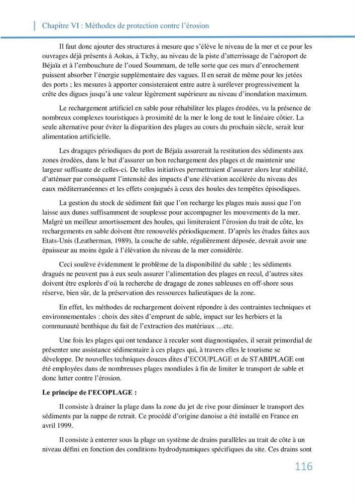 Fonctionnement et dynamique morpho-sédimentaire du littoral Est de Béjaia