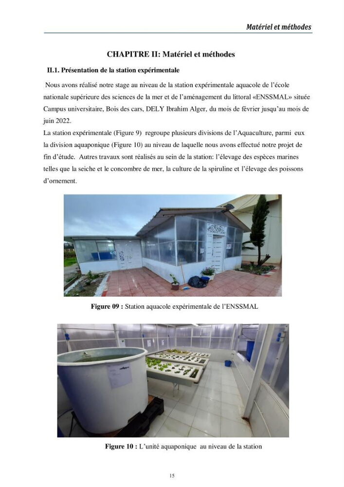 Conception d’une installation aquaponique