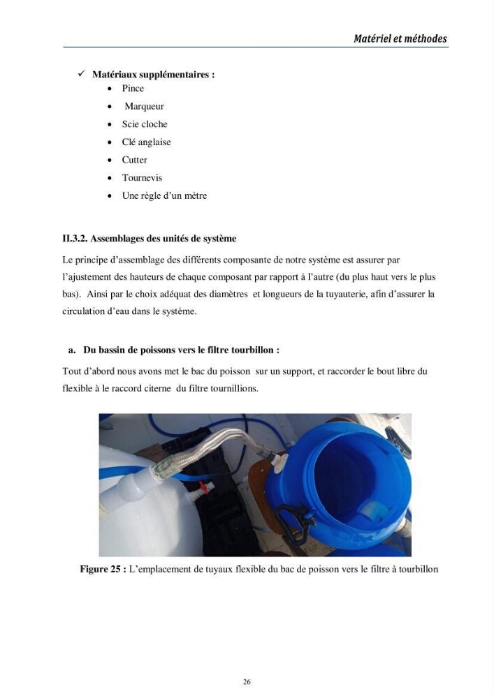 Conception d’une installation aquaponique