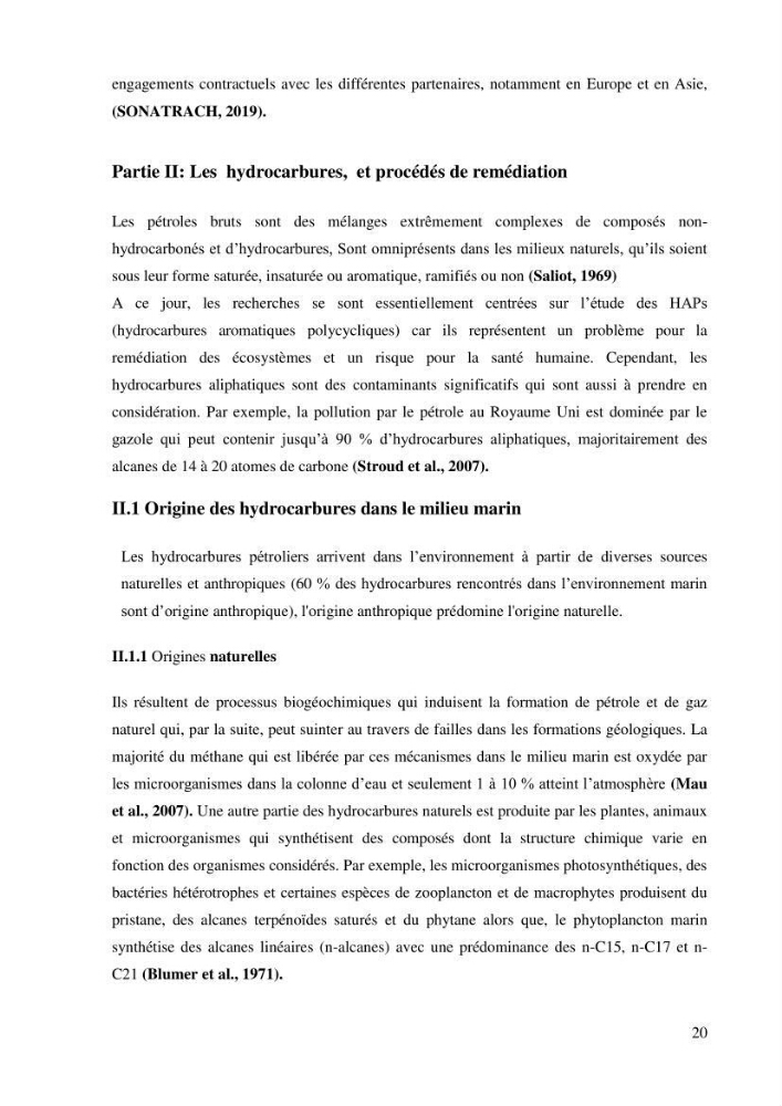 Isolement et caracterisation des bactéries degradants les différentes fractions du pétrol: Cas d’étude port de la Madrague, Ain Benian.