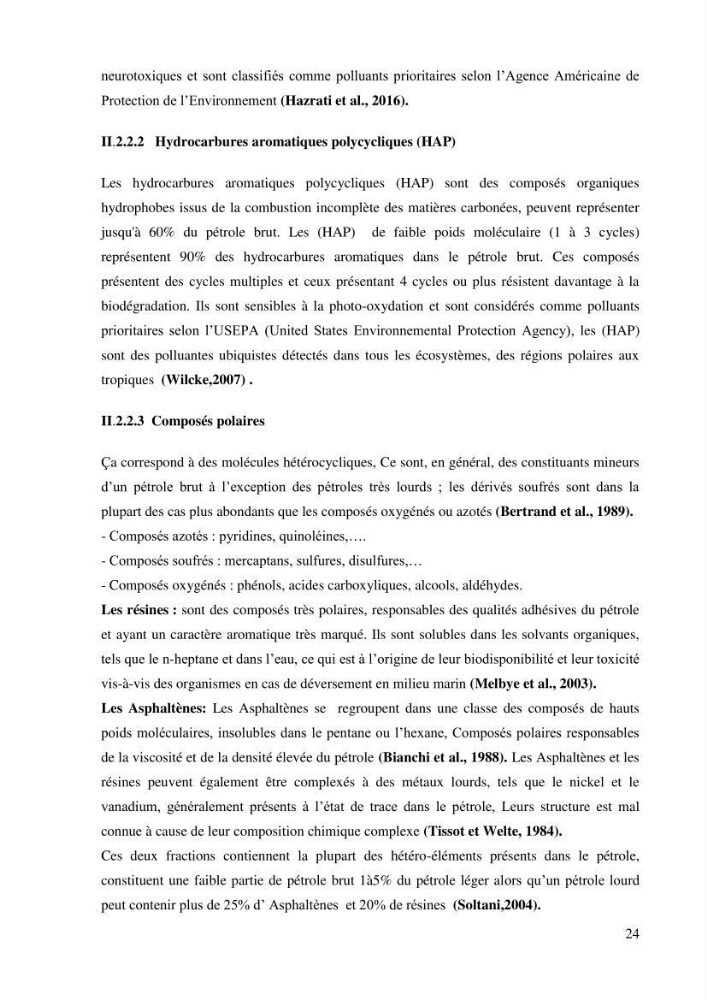 Isolement et caracterisation des bactéries degradants les différentes fractions du pétrol: Cas d’étude port de la Madrague, Ain Benian.