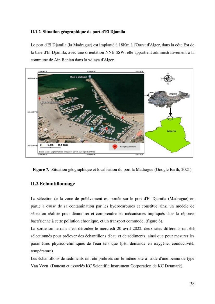 Isolement et caracterisation des bactéries degradants les différentes fractions du pétrol: Cas d’étude port de la Madrague, Ain Benian.
