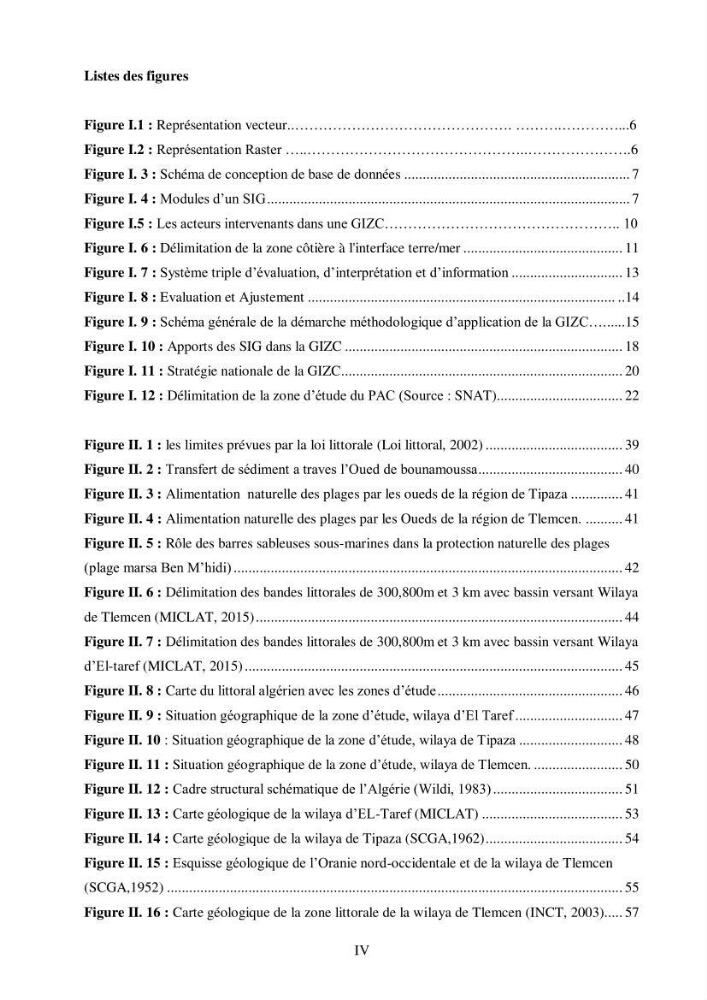 Contribution à l\'élaboration d\'une base de données dans le cadre de la gestion intègrée du littoral Algérien