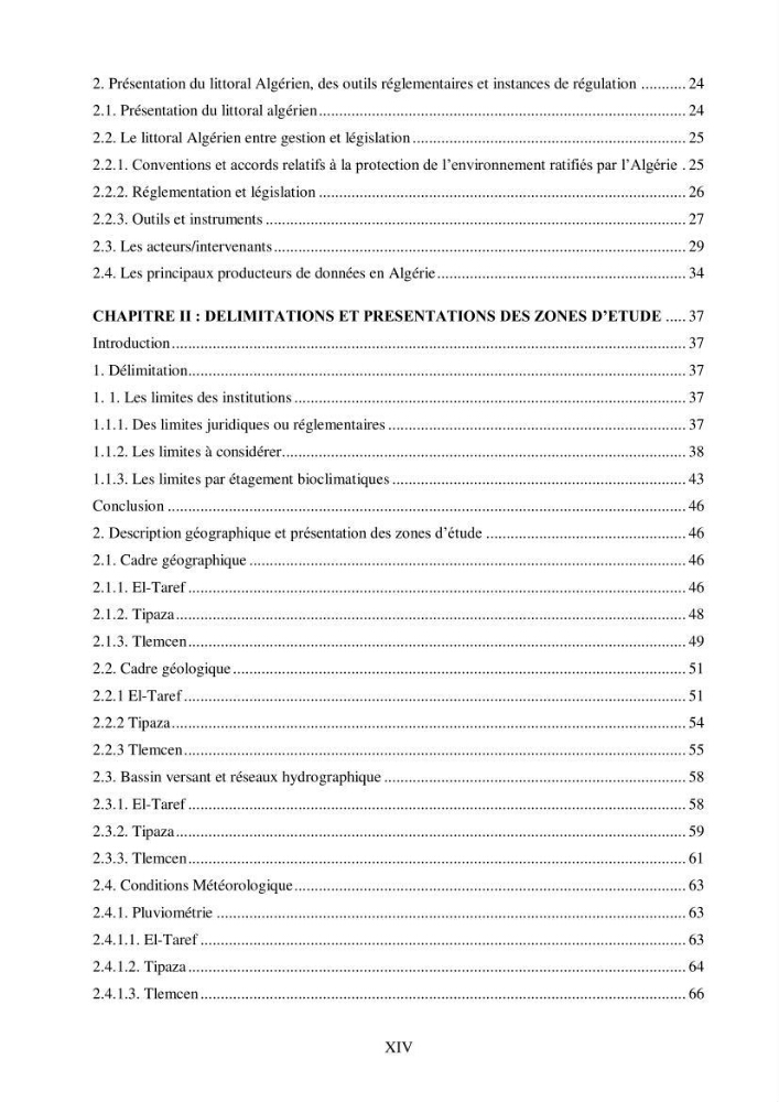 Contribution à l\'élaboration d\'une base de données dans le cadre de la gestion intègrée du littoral Algérien