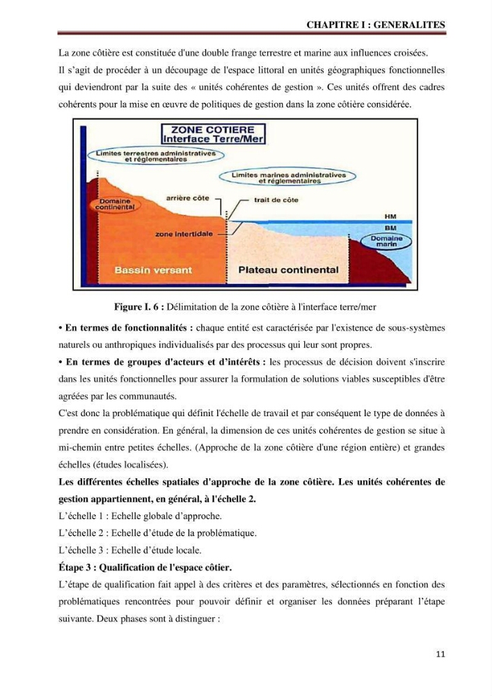 Contribution à l\'élaboration d\'une base de données dans le cadre de la gestion intègrée du littoral Algérien