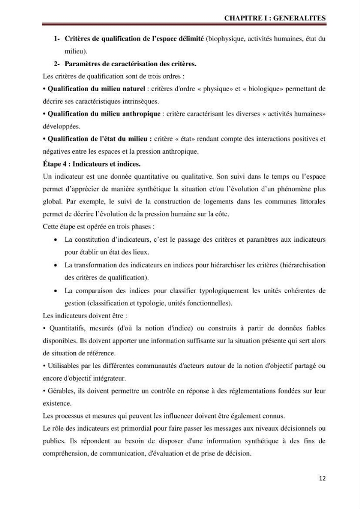 Contribution à l\'élaboration d\'une base de données dans le cadre de la gestion intègrée du littoral Algérien