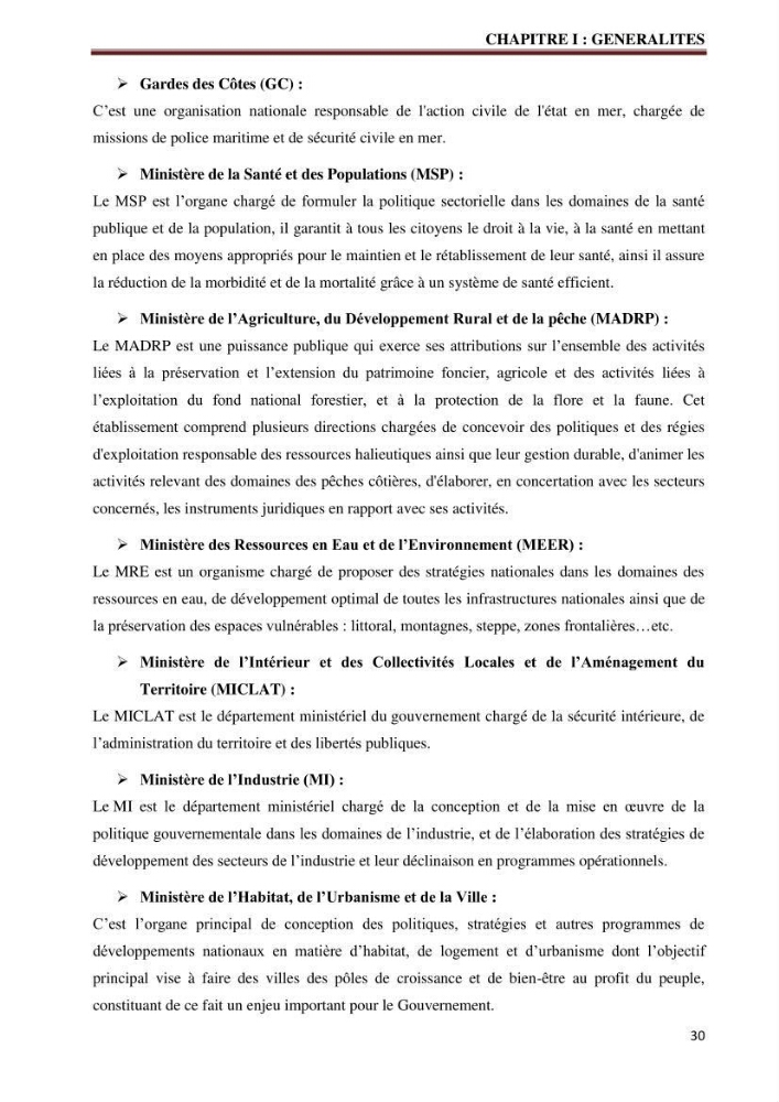 Contribution à l\'élaboration d\'une base de données dans le cadre de la gestion intègrée du littoral Algérien