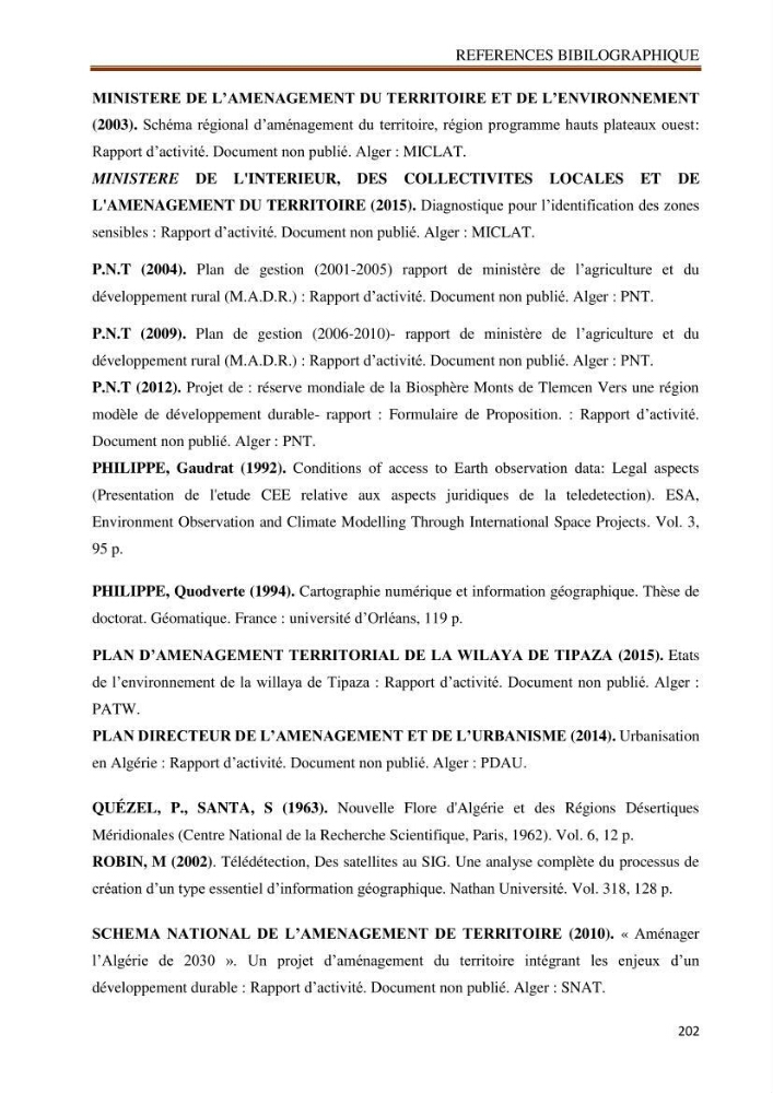Contribution à l\'élaboration d\'une base de données dans le cadre de la gestion intègrée du littoral Algérien