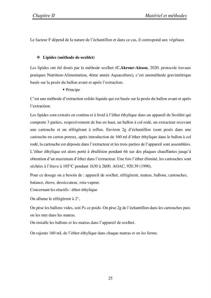 Etude de quelques algues marines de la région de Tipaza: systématique et valorisation