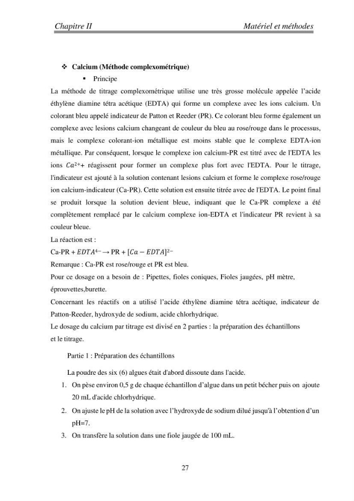 Etude de quelques algues marines de la région de Tipaza: systématique et valorisation