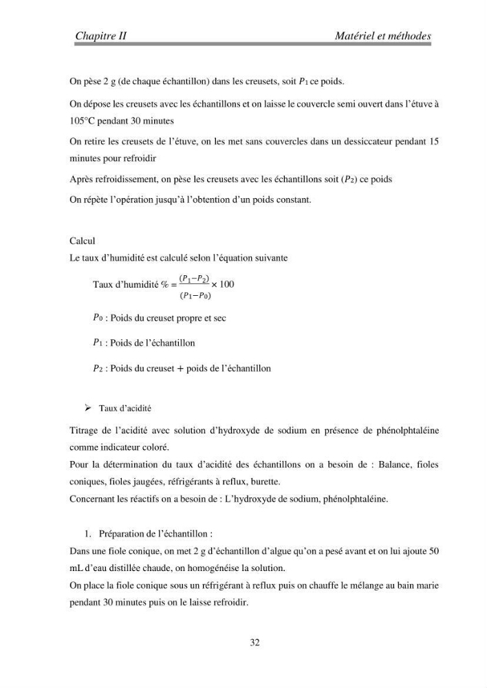 Etude de quelques algues marines de la région de Tipaza: systématique et valorisation