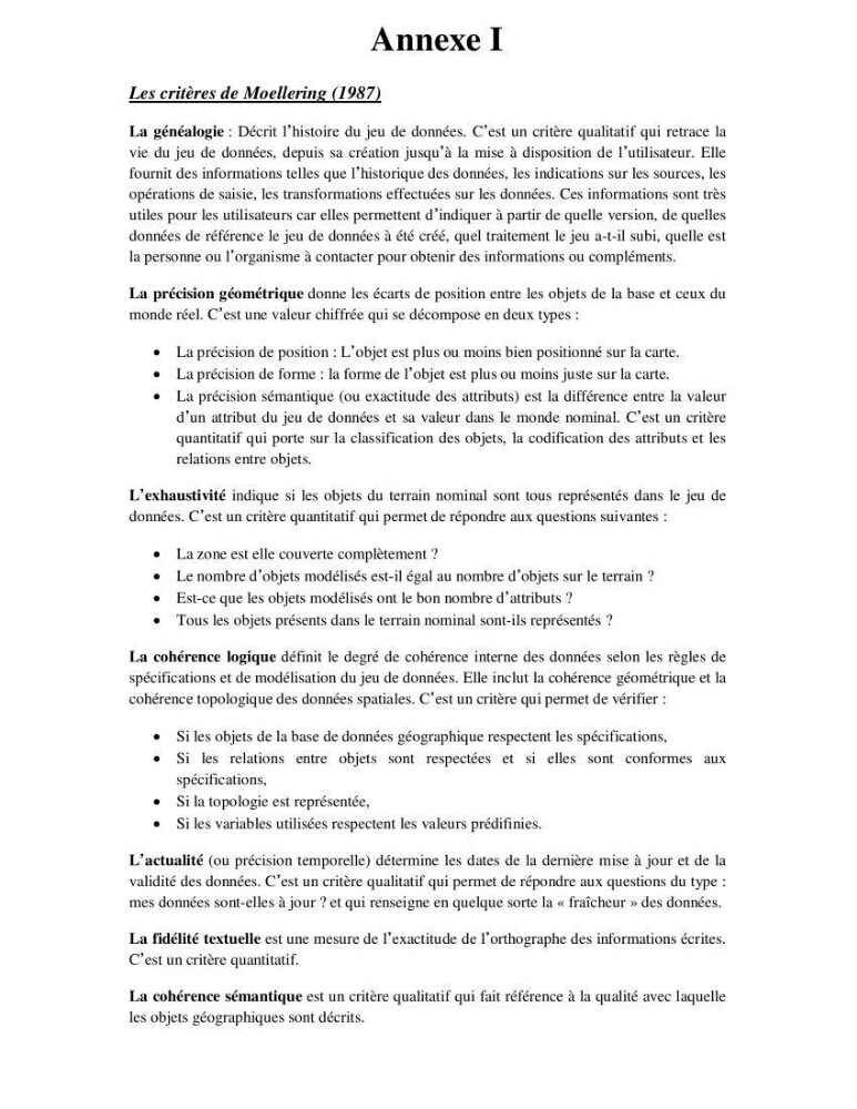 Démarche conceptuelle de mise en place d\'un serveur de metadonnées