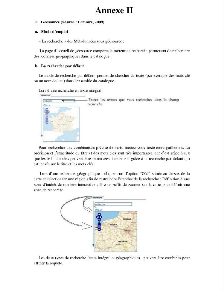 Démarche conceptuelle de mise en place d\'un serveur de metadonnées