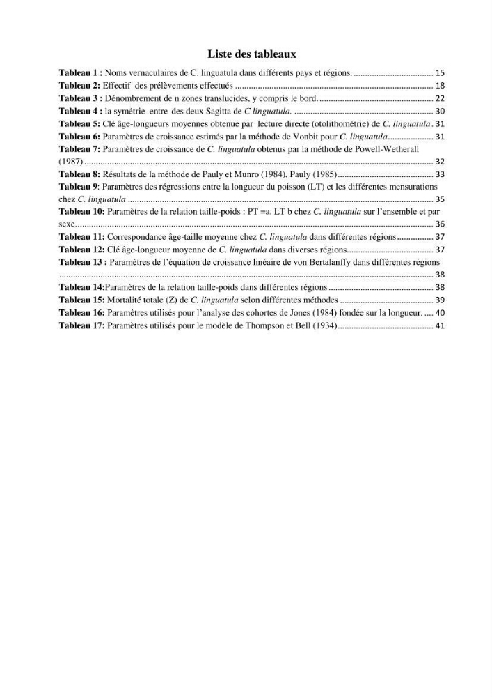 Age,croissance et évaluation du stock de citharus linguatula linnaeus, 1758 de la région centre algérienne :