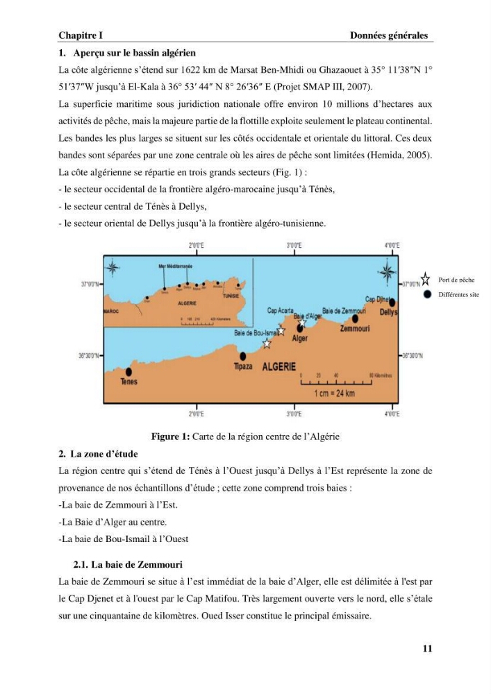 Age,croissance et évaluation du stock de citharus linguatula linnaeus, 1758 de la région centre algérienne :