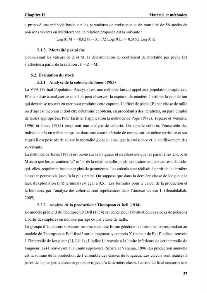 Age,croissance et évaluation du stock de citharus linguatula linnaeus, 1758 de la région centre algérienne :