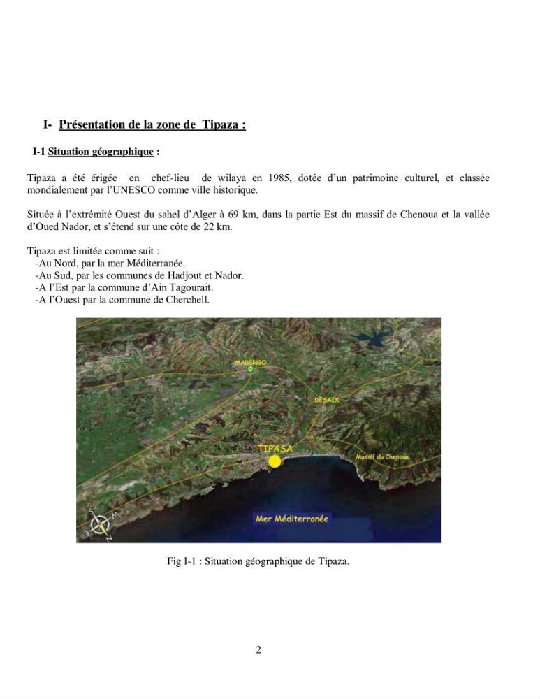 Aménagement du port de Tipaza