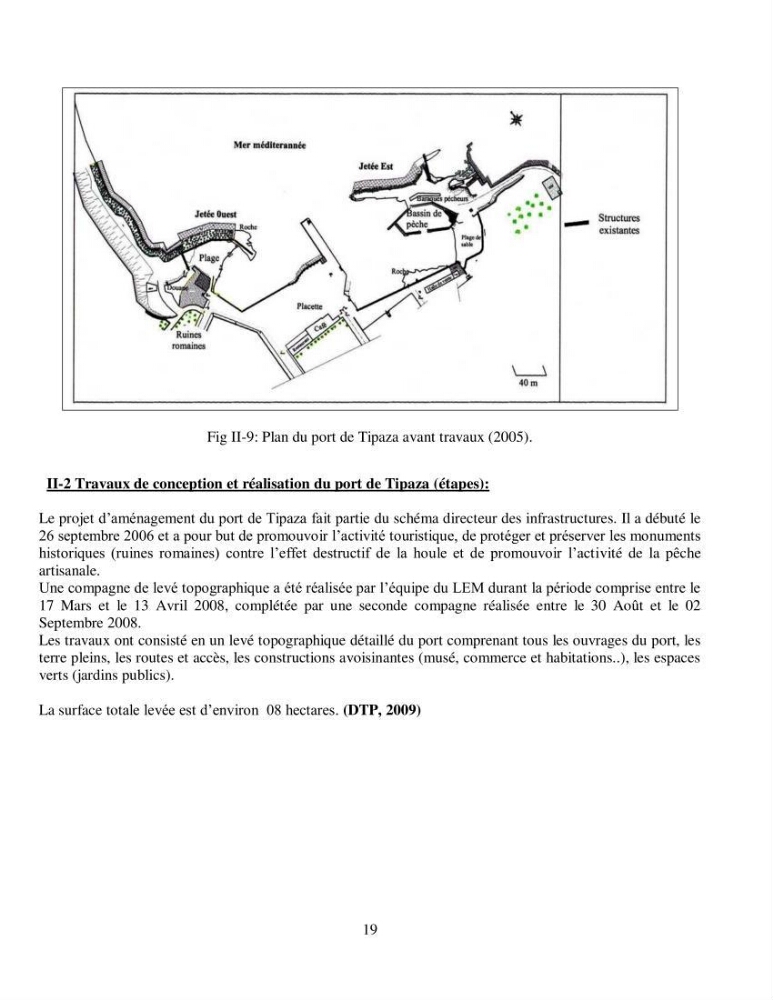Aménagement du port de Tipaza
