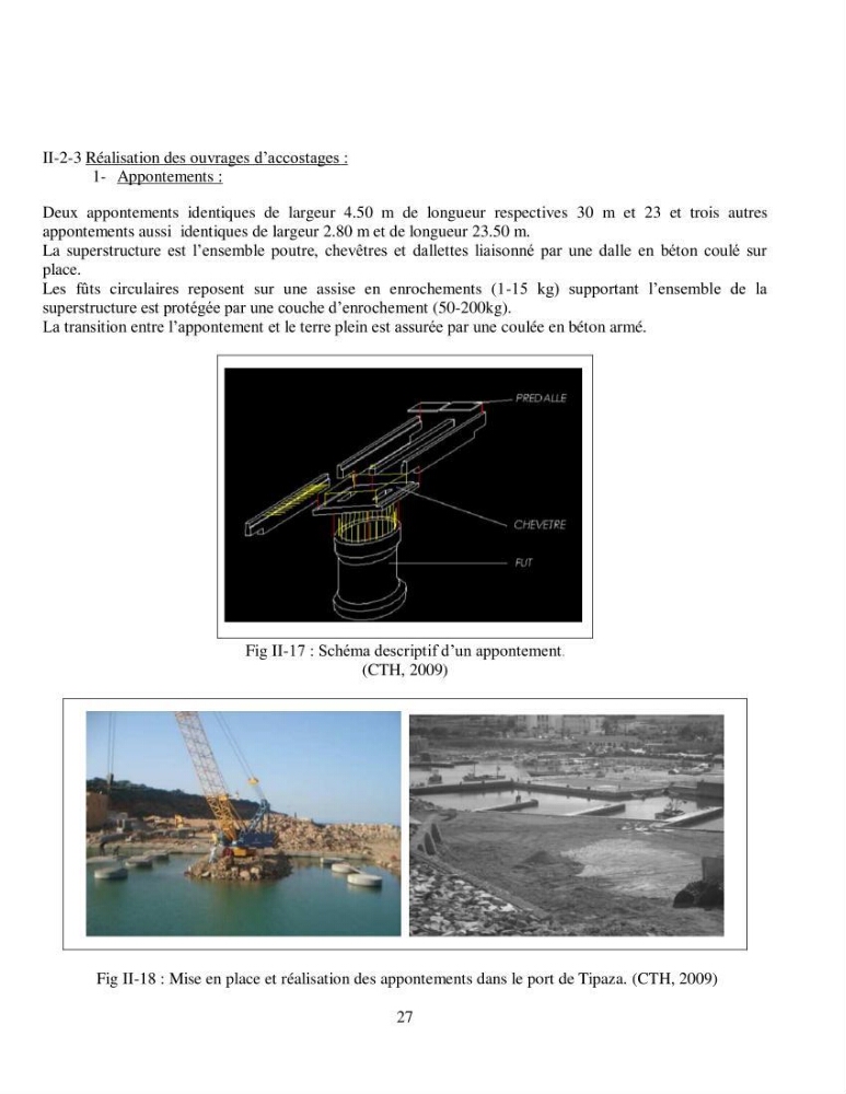 Aménagement du port de Tipaza