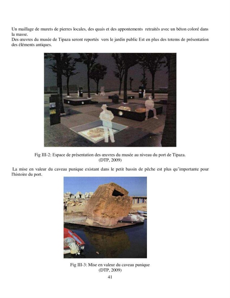 Aménagement du port de Tipaza