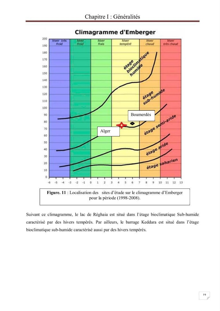 Etude comparative des peuplements phytoplanctoniques indicateurs de la qualité des eaux dans deux systèmes lacustres « le lac du barrage de Keddara(Boumerdes) et le lac de Réghaia(Alger) »