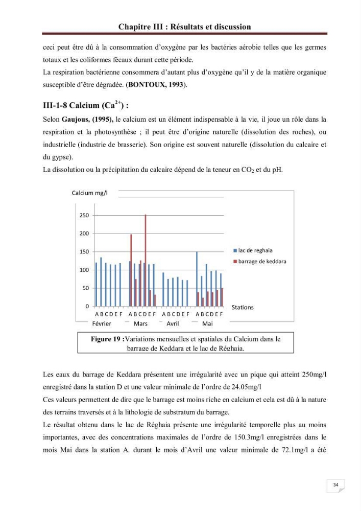Etude comparative des peuplements phytoplanctoniques indicateurs de la qualité des eaux dans deux systèmes lacustres « le lac du barrage de Keddara(Boumerdes) et le lac de Réghaia(Alger) »