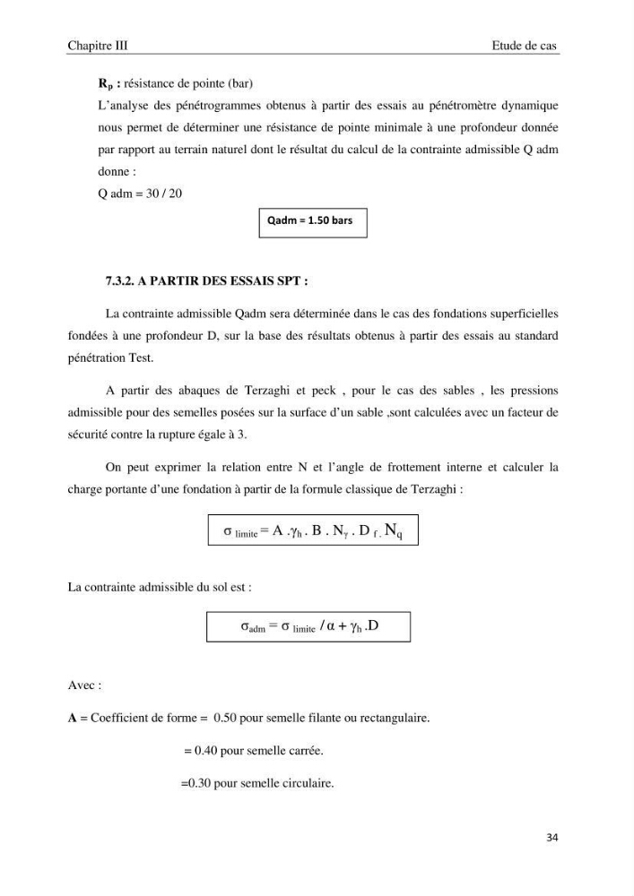 Etude de sol, problème de liquéfaction - Zéralda -