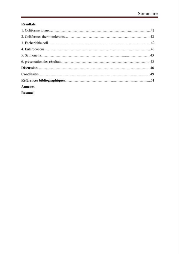 Analyse microbiologique de la moule Mytilus galloprovincialis: