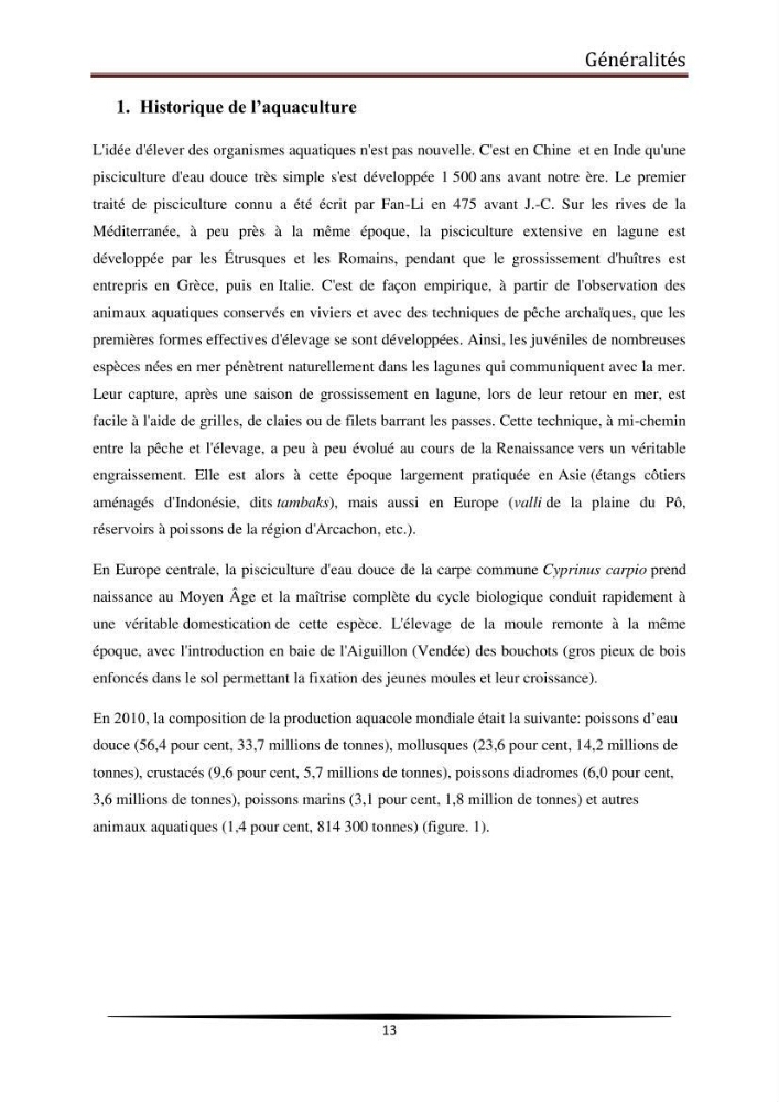 Analyse microbiologique de la moule Mytilus galloprovincialis:
