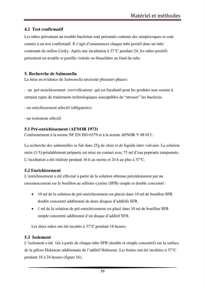 Analyse microbiologique de la moule Mytilus galloprovincialis:
