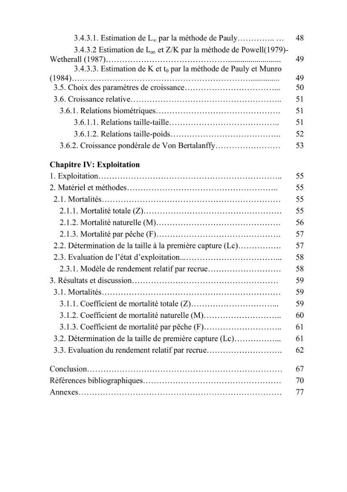 Contribution a l\'étude du régime alimentaire, de la croissance et de l\'exploitation de la squille squilla mantis linnaeus ,1758 dans la baie de bou-ismail.