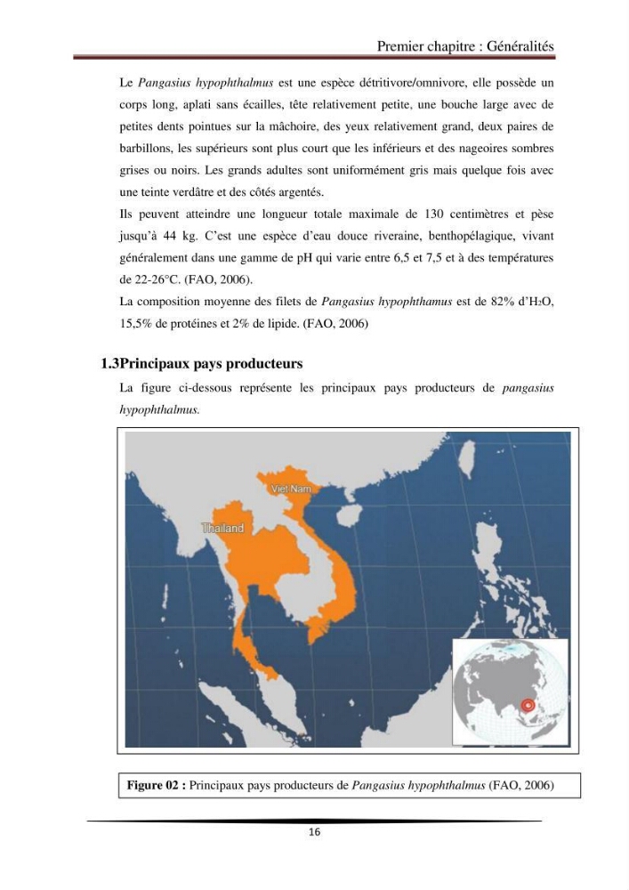 Contribution à l\'étude de la qualité microbiologique du poisson congelé panga (Pangasius hypophthalmus):