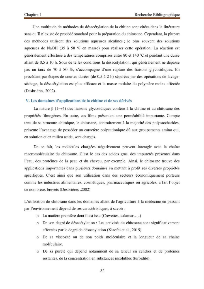 Extraction de biopolymères chitineux d\'intérêt pharmacologique à partir de sous-produits de la pêche:
