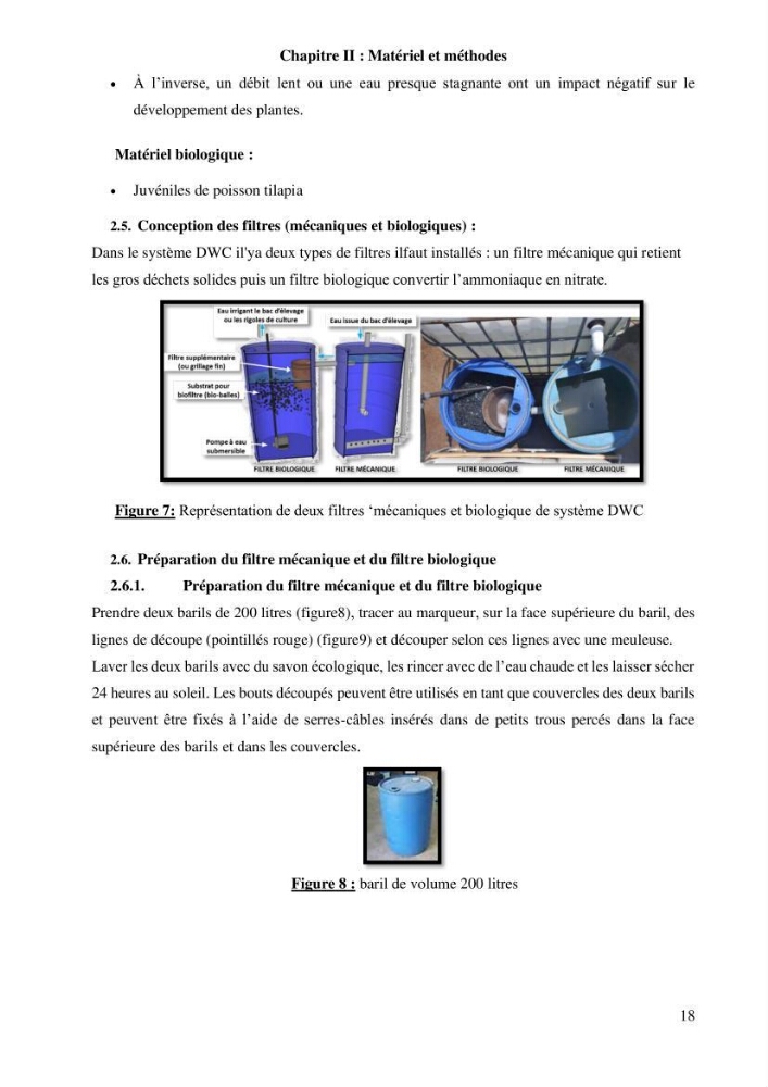 Etude Comparatives Des Systémes de porductions aquaponiques