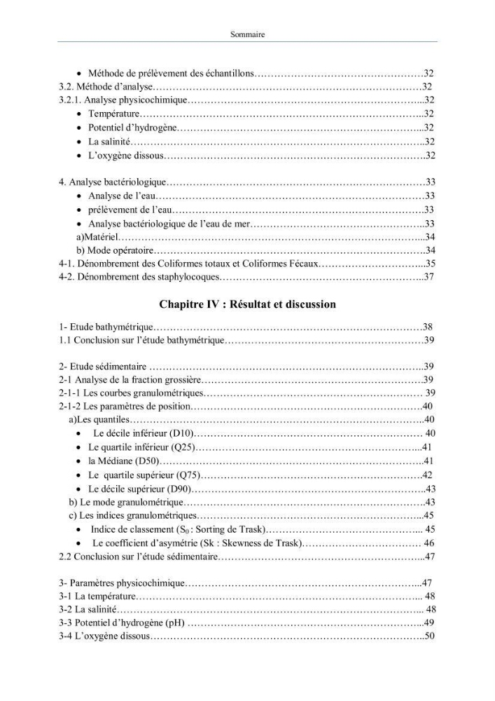 Aménagement du port d\'el djamila, avantages et inconvenients et comportements des structures
