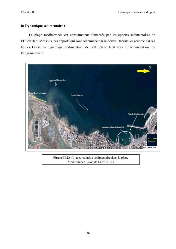 Aménagement du port d\'el djamila, avantages et inconvenients et comportements des structures