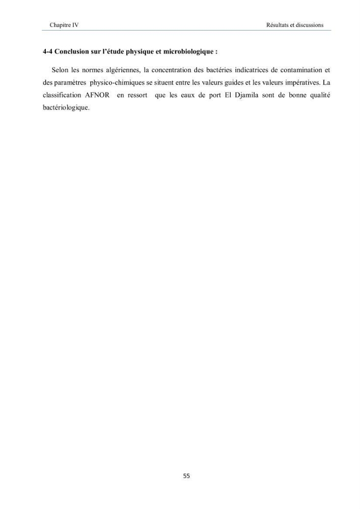 Aménagement du port d\'el djamila, avantages et inconvenients et comportements des structures
