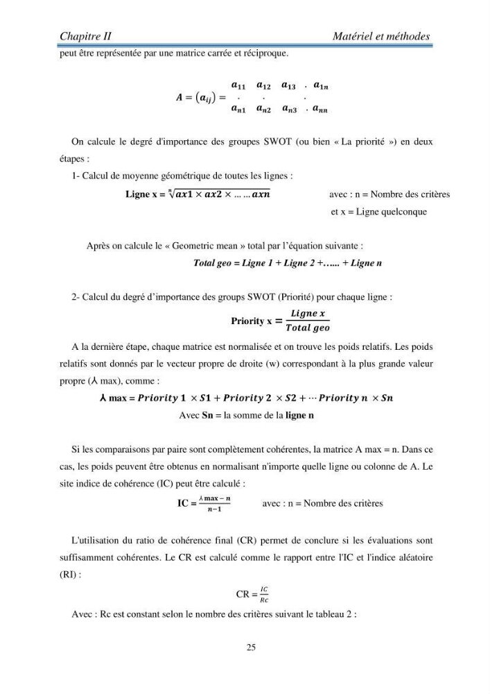 Analyse SWOT (Forces - Faiblaisses - Opportunités - Menaces ) comme outils d\'aide à la décision: cas de la pêcherie sardinière Algérienne